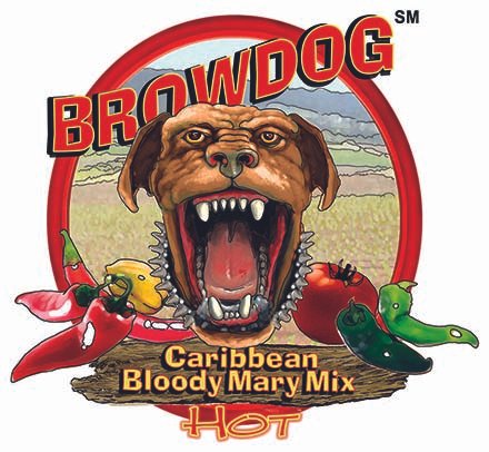 Christine Solazzi, Logo Design, Graphic Design, Label, Pepe O'Reilly, Browdog, Caribbean Bloody Mary Mix