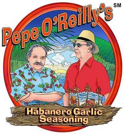 Christine Solazzi, Logo Design, Graphic Design, Label, Pepe O'Reilly, Habanero Garlic Seasoning