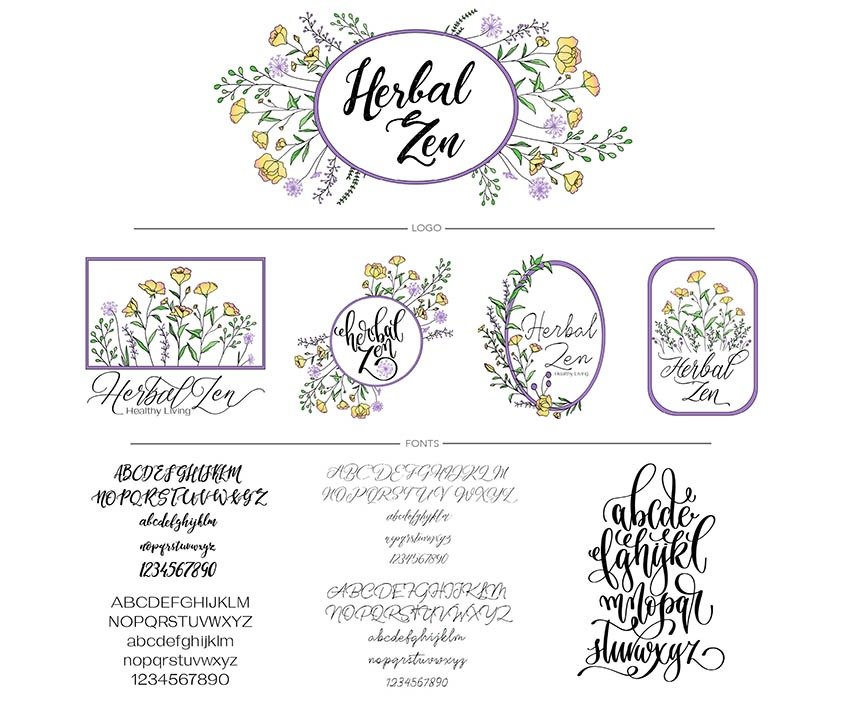 Christine Solazzi, Corporate Branding, Graphic Design, Digital Marketing, Package Design, Herbal Zen