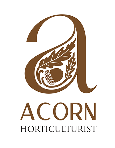 Christine Solazzi, Creative Brand Land, Corporate Branding, Graphic Design, Digital Marketing, Package Design, Acorn Horticulturist Logo