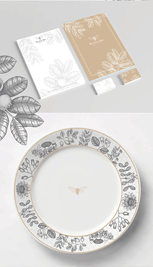 Christine Solazzi, Corporate Branding, Graphic Design, Digital Marketing, Package Design, Bumble Bee Fine China