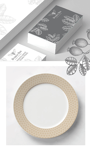 Christine Solazzi, Corporate Branding, Graphic Design, Digital Marketing, Package Design, Bumble Bee Fine China