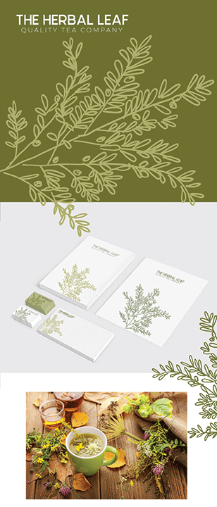 Corporate Branding, Graphic Design, Digital Marketing, Package Design, Herbal Leaf